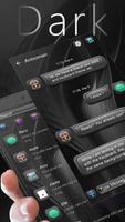 (FREE) GO SMS DARK THEME poster