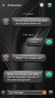 (FREE) GO SMS DARK THEME screenshot 2