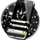 Dark Skull SMS Theme icône