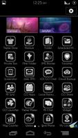 GO SMS Pro - GO Darkness Skin capture d'écran 2