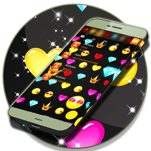 Emoji Pattern SMS Theme 2018