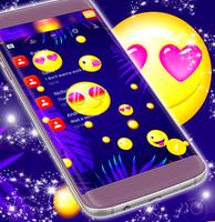 Emoji 2017 tema SMS gratis captura de pantalla 2