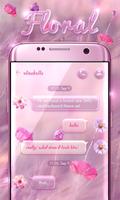 (FREE) GO SMS FLORAL THEME Poster