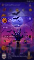 (FREE) GO SMS MYSTERIOUS HALLOWEEN THEME تصوير الشاشة 3