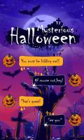 (FREE) GO SMS MYSTERIOUS HALLOWEEN THEME โปสเตอร์