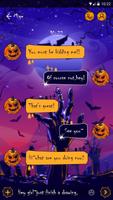 (FREE) GO SMS MYSTERIOUS HALLOWEEN THEME imagem de tela 2