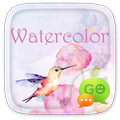 (FREE) GO SMS WATERCOLOR THEME