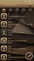 GO SMS X-GOLD THEME Screenshot 1