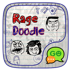 (FREE) GO SMS RAGE DOODLE THEME icono