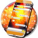APK Fire Flower SMS Theme