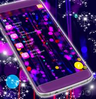 Pink Neon Lights SMS स्क्रीनशॉट 2