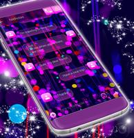 Pink Neon Lights SMS اسکرین شاٹ 3