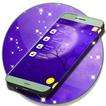 Purple Moon SMS Theme