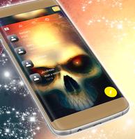 Evil Skull SMS Theme скриншот 2