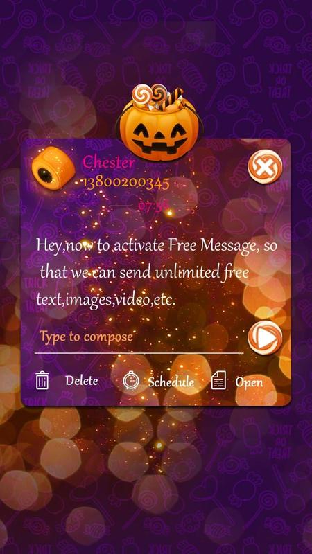 (FREE) GO SMS HALLOWEEN CANDY THEME for Android - APK Download