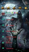 (FREE) GO SMS HALLOWEEN TOWN THEME captura de pantalla 3