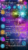 (FREE) GO SMS HAPPY NEW YEAR THEME ảnh chụp màn hình 1