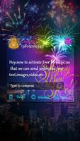 (FREE) GO SMS HAPPY NEW YEAR THEME ảnh chụp màn hình 3