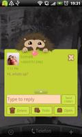 GO SMS Pro Hedgehog Theme screenshot 3