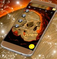 Hell SMS Theme Skull Affiche