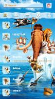 (FREE) GO SMS ICE AGE THEME capture d'écran 1