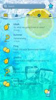 (FREE) GO SMS ICED TEA THEME capture d'écran 1