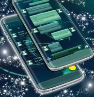 Tema de Mint Metal para SMS imagem de tela 1