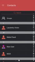 Modern Dark SMS Theme syot layar 1