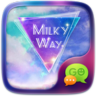 (FREE) GO SMS MILKY WAY THEME ícone