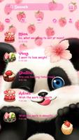(FREE) GO SMS MY PANDA THEME screenshot 1