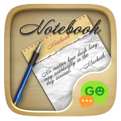(FREE) GO SMS NOTEBOOK THEME