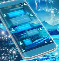 Glacier Theme for SMS screenshot 2