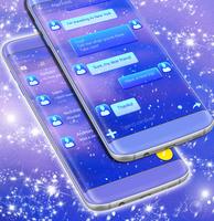 Tema de SMS Snowfall captura de pantalla 1