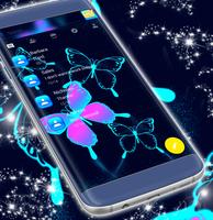 Neon Butterflies SMS ảnh chụp màn hình 2