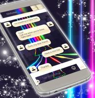 Neon Prism SMS Theme screenshot 3