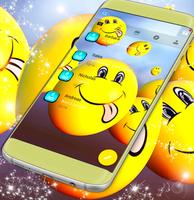 Emoji Background for SMS Affiche