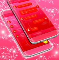 Tema de SMS de flores captura de pantalla 1