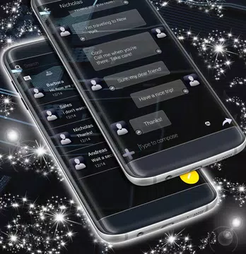 Screenshot 2 for Black SMS Pro