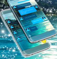 Mountain Lake Theme for SMS スクリーンショット 1