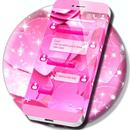 Pink Love SMS Theme APK