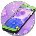 SMS Purple Flowers icon