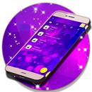 Purple Lights SMS Theme APK