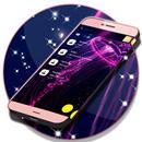 短信主题霓虹灯粉红色 APK
