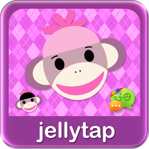 Sock Monkey Purple SMS Theme