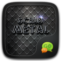 (FREE)GO SMS SCRUB METAL THEME