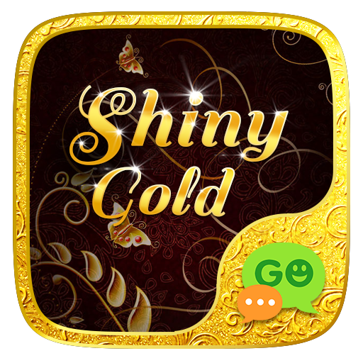(FREE) GO SMS SHINY GOLD THEME