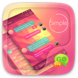 (FREE) GO SMS SIMPLE THEME আইকন