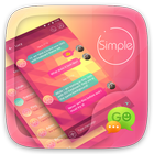 (FREE) GO SMS SIMPLE THEME أيقونة