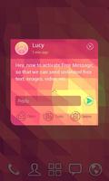 (FREE) GO SMS SIMPLE THEME تصوير الشاشة 3
