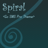 Go SMS Pro Theme - Spiral